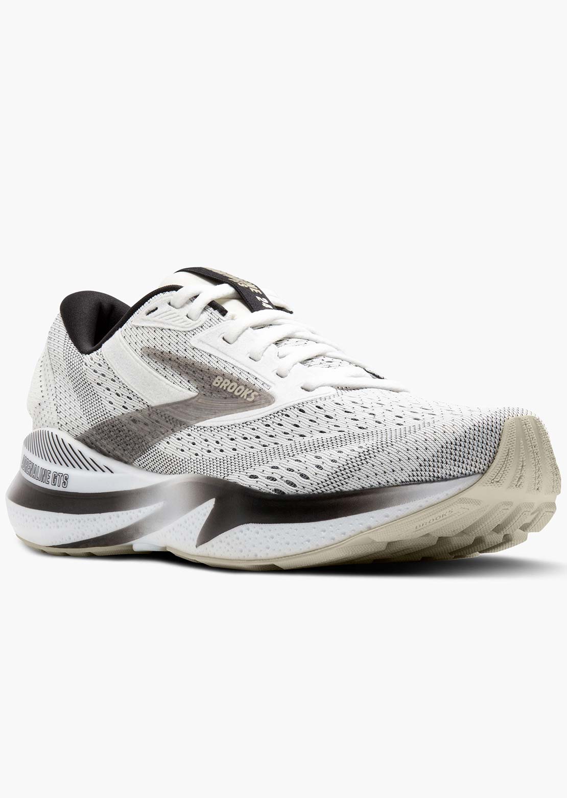 Brooks Men's Adrenaline GTS 24 Running Shoes White Black Pelican