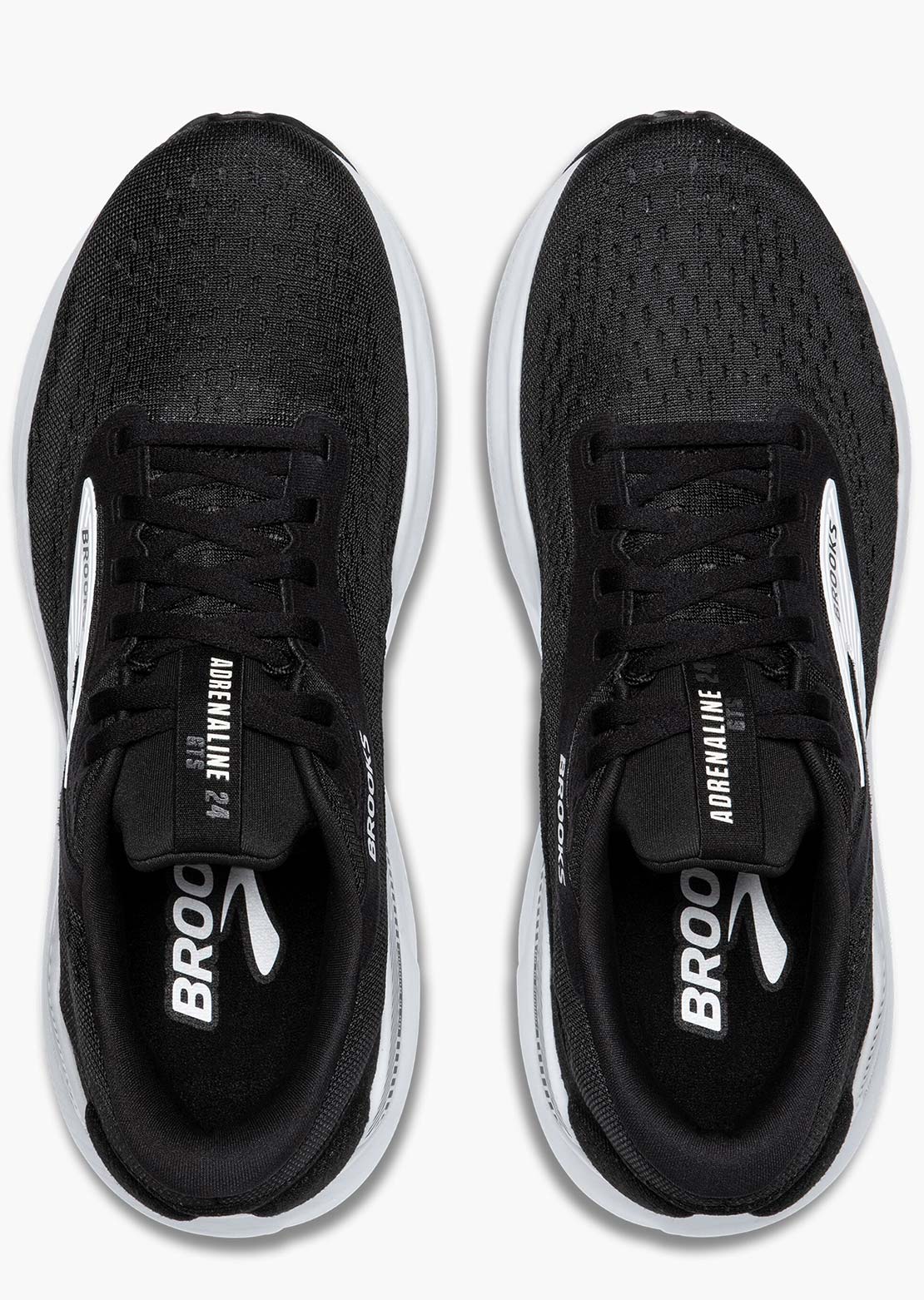 Brooks Men's Adrenaline GTS 24 Running Shoes Black/White