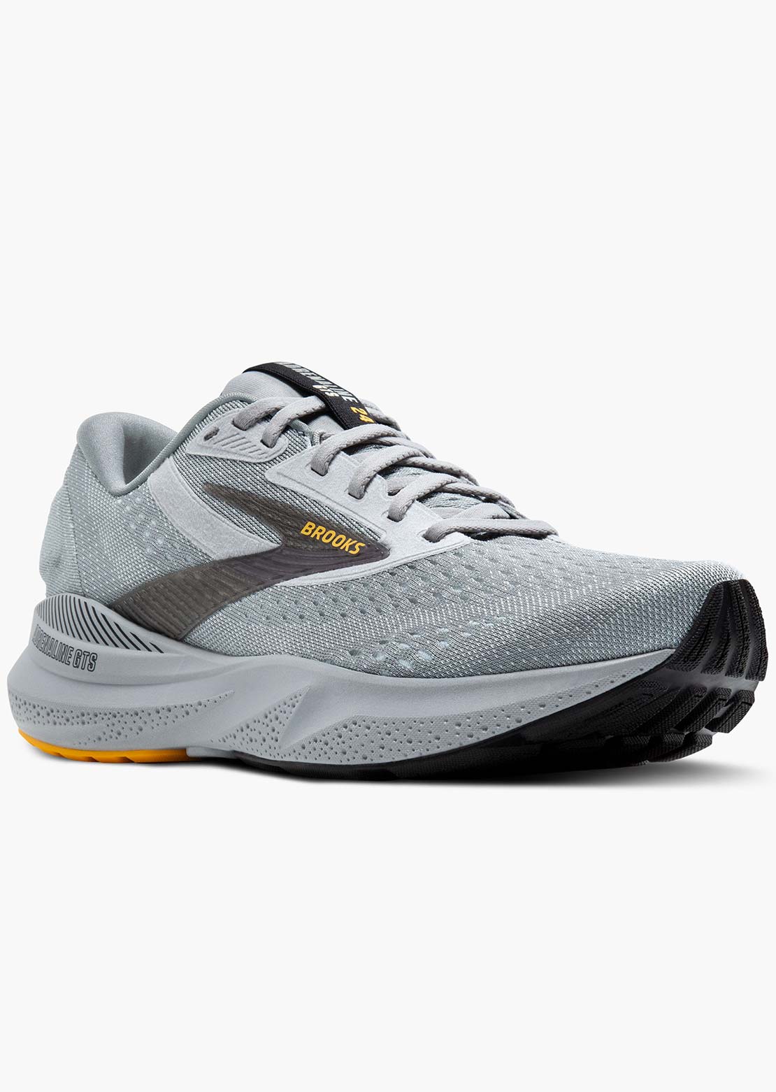 Brooks Men's Adrenaline GTS 24 Running Shoes Alloy/White/Gold Fusion