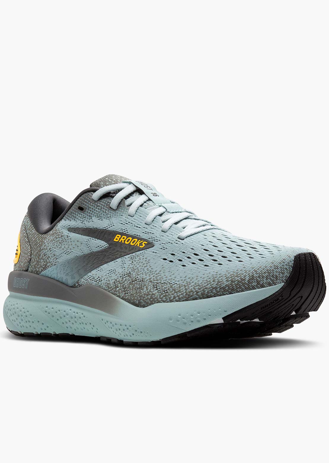 Brooks Men's Ghost 16 Running Shoes Cloud Grey/Gold