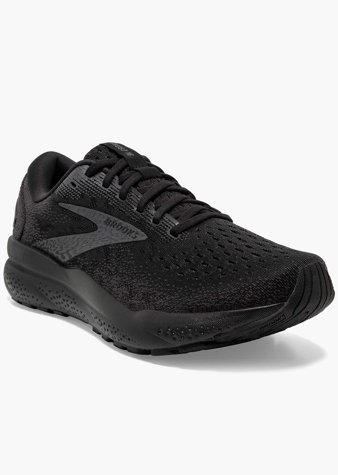 Brooks Men's Ghost 16 Running Shoes Black/Black Ebony