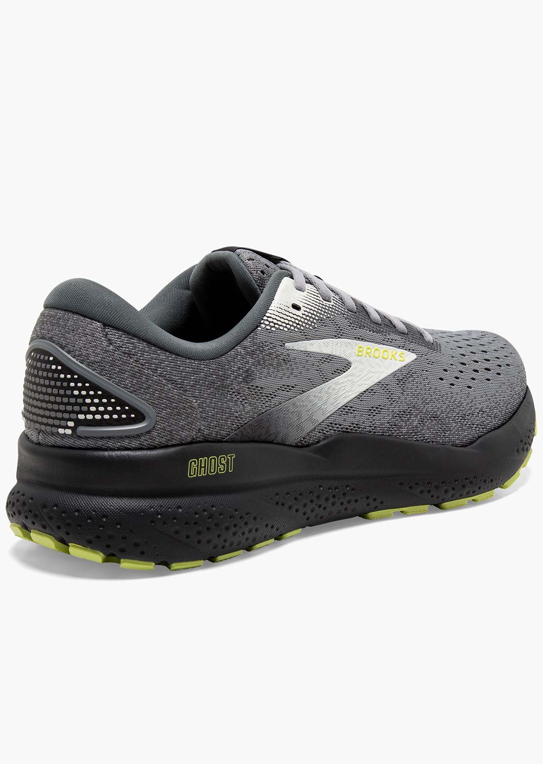 Brooks Men's Ghost 16 Running Shoes Primer Grey/Lime