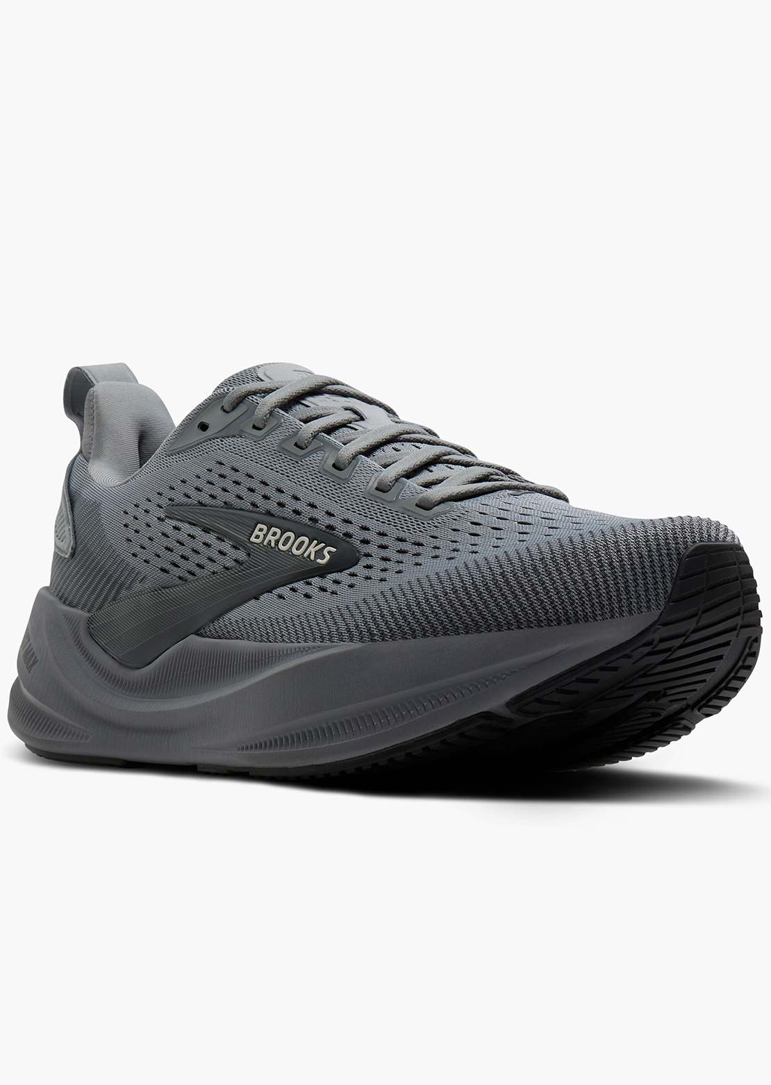Brooks Men's Ghost Max 4 Running Shoes Grey/Grey/Ebony