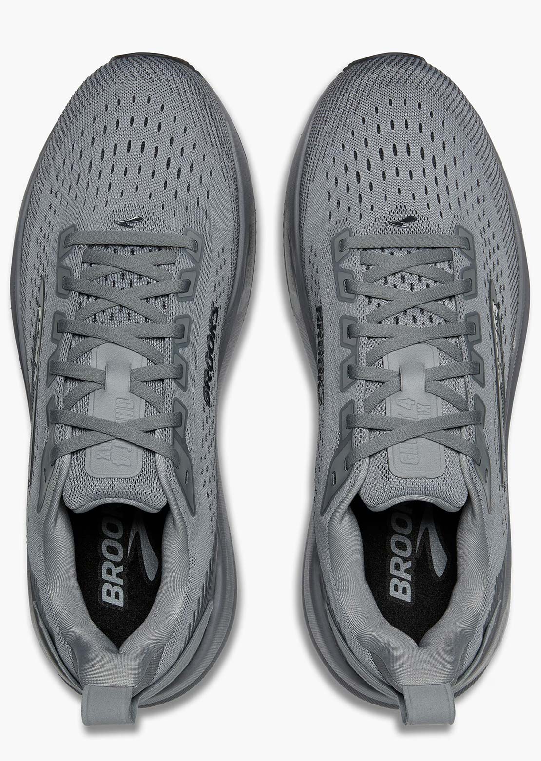 Brooks Men's Ghost Max 4 Running Shoes Grey/Grey/Ebony