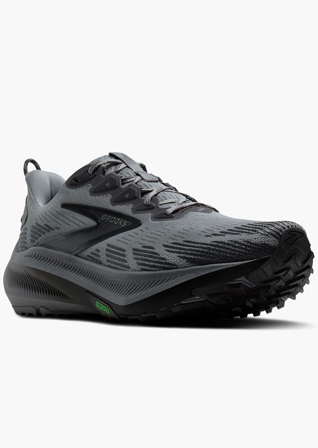 Brooks Men's Ghost Trail Running Shoes Gray/Gray/Blackened Pearl