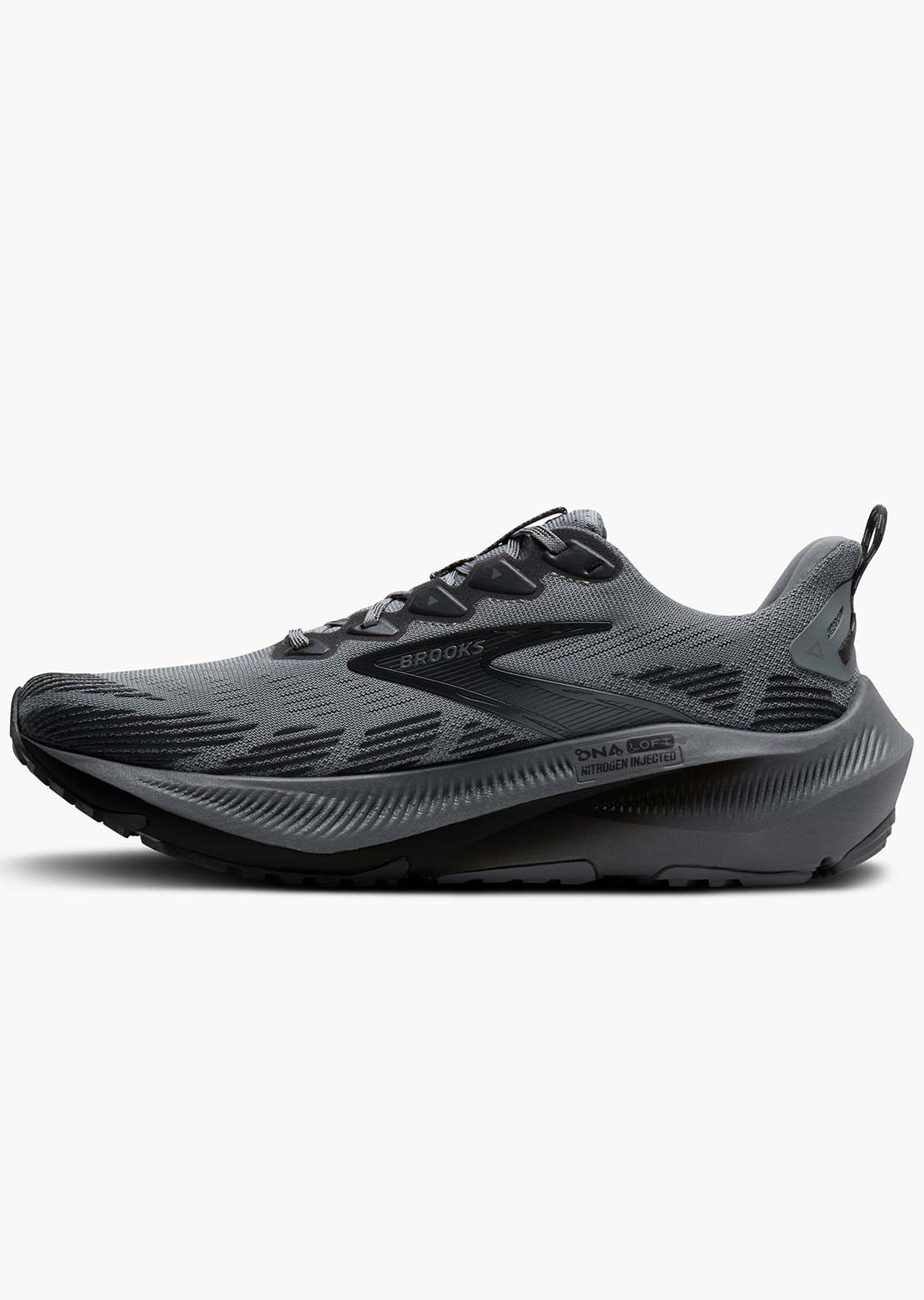 Brooks Men's Ghost Trail Running Shoes Gray/Gray/Blackened Pearl