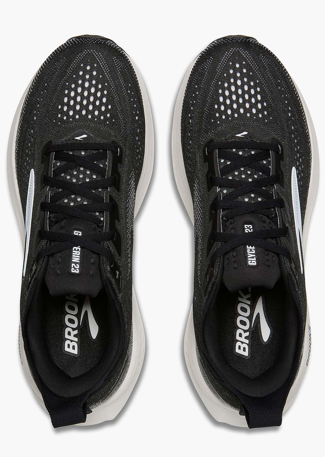Brooks Men's Glycerin 23 Running Shoes Black/Grey/White