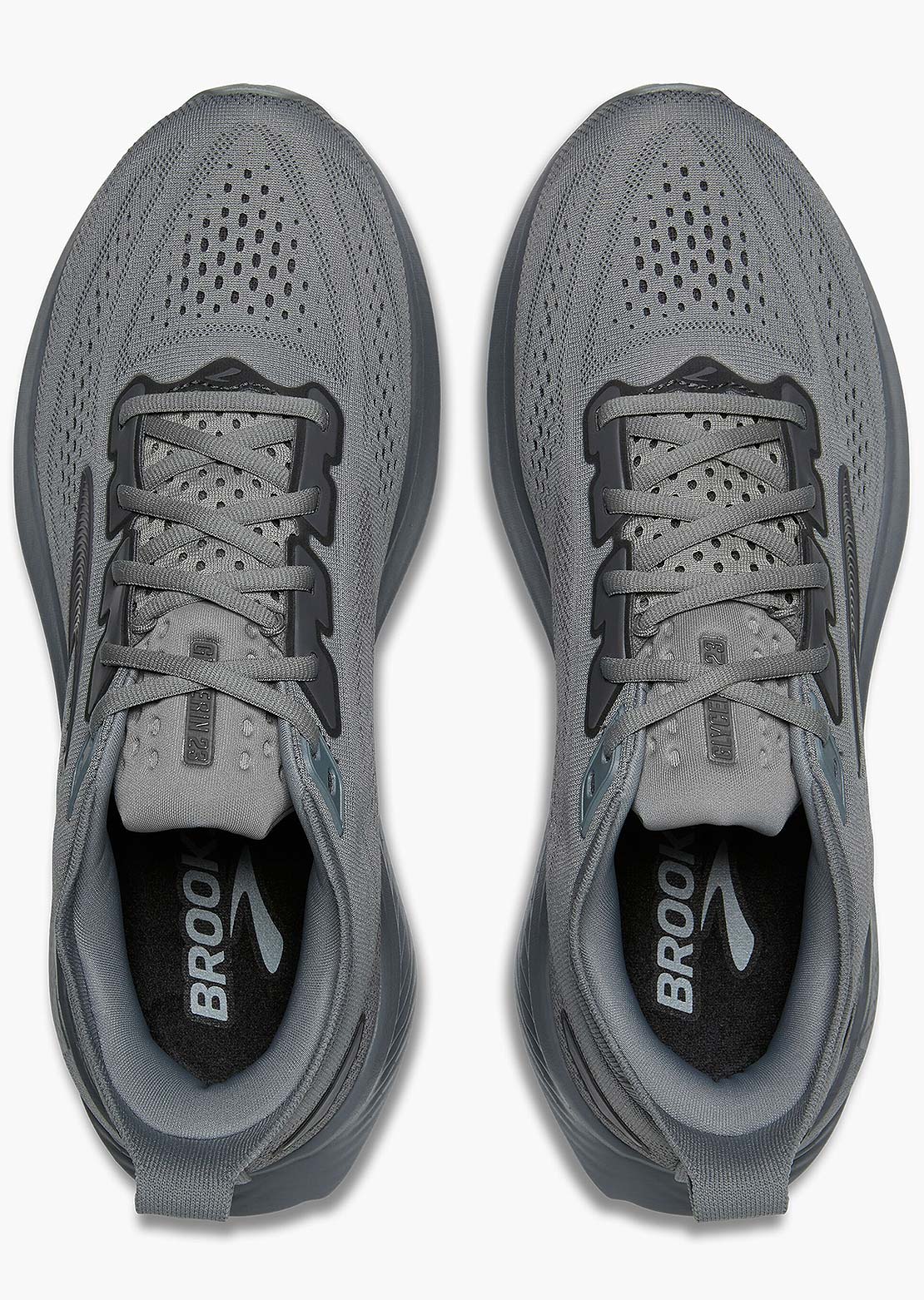 Brooks Men's Glycerin 23 Running Shoes Grey/Blackened Pearl/Black