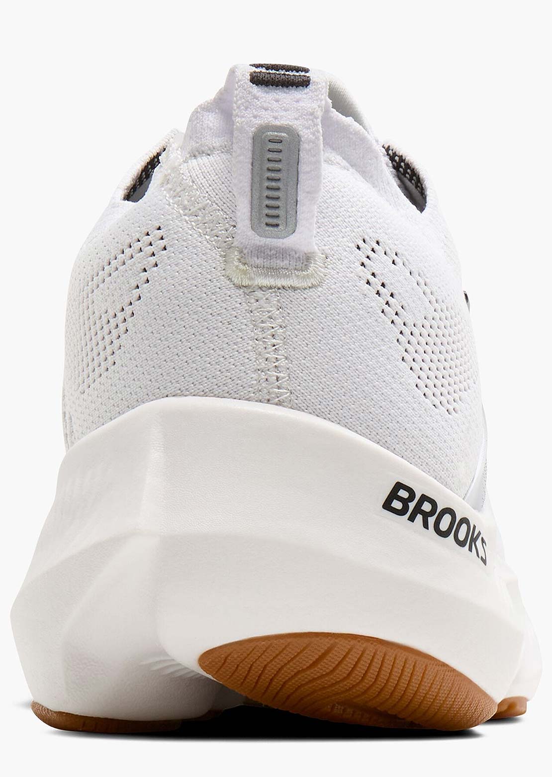 Brooks Men's Glycerin Flex Running Shoes White/Black/Gum