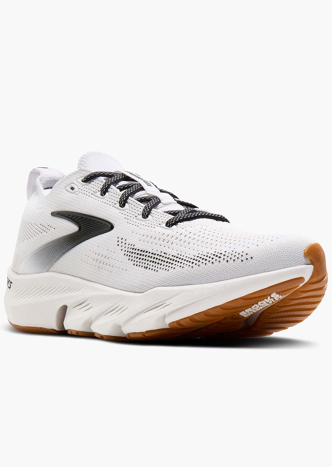 Brooks Men's Glycerin Flex Running Shoes White/Black/Gum