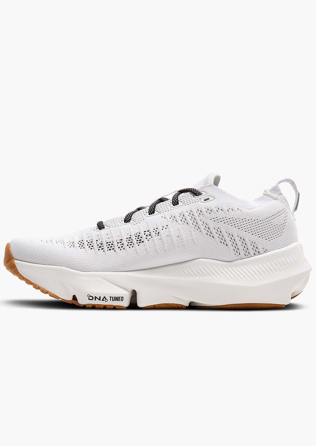 Brooks Men's Glycerin Flex Running Shoes White/Black/Gum