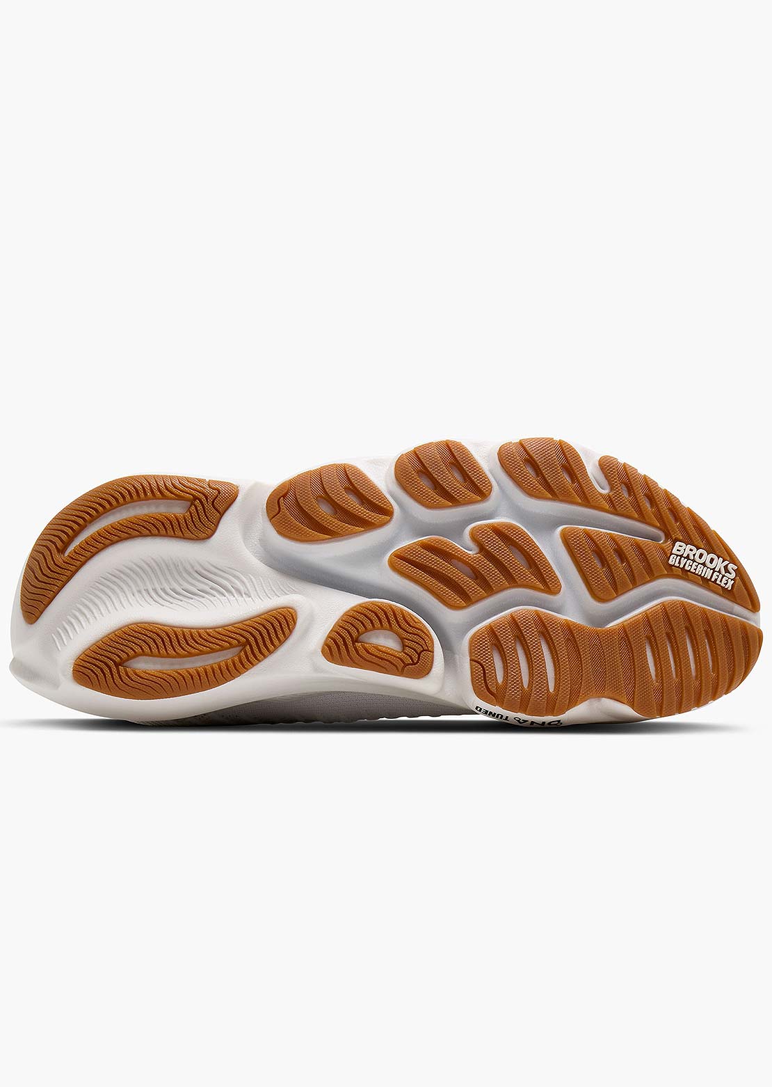 Brooks Men's Glycerin Flex Running Shoes White/Black/Gum