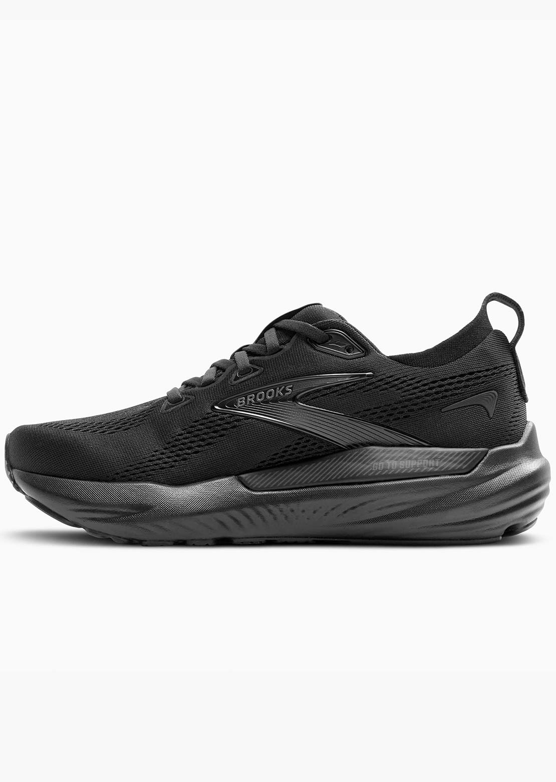 Brooks Men's Glycerin GTS 22 Running Shoes Black/Black Ebony