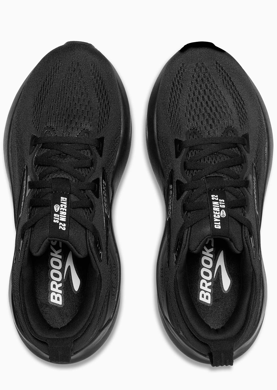 Brooks Men's Glycerin GTS 22 Running Shoes Black/Black Ebony