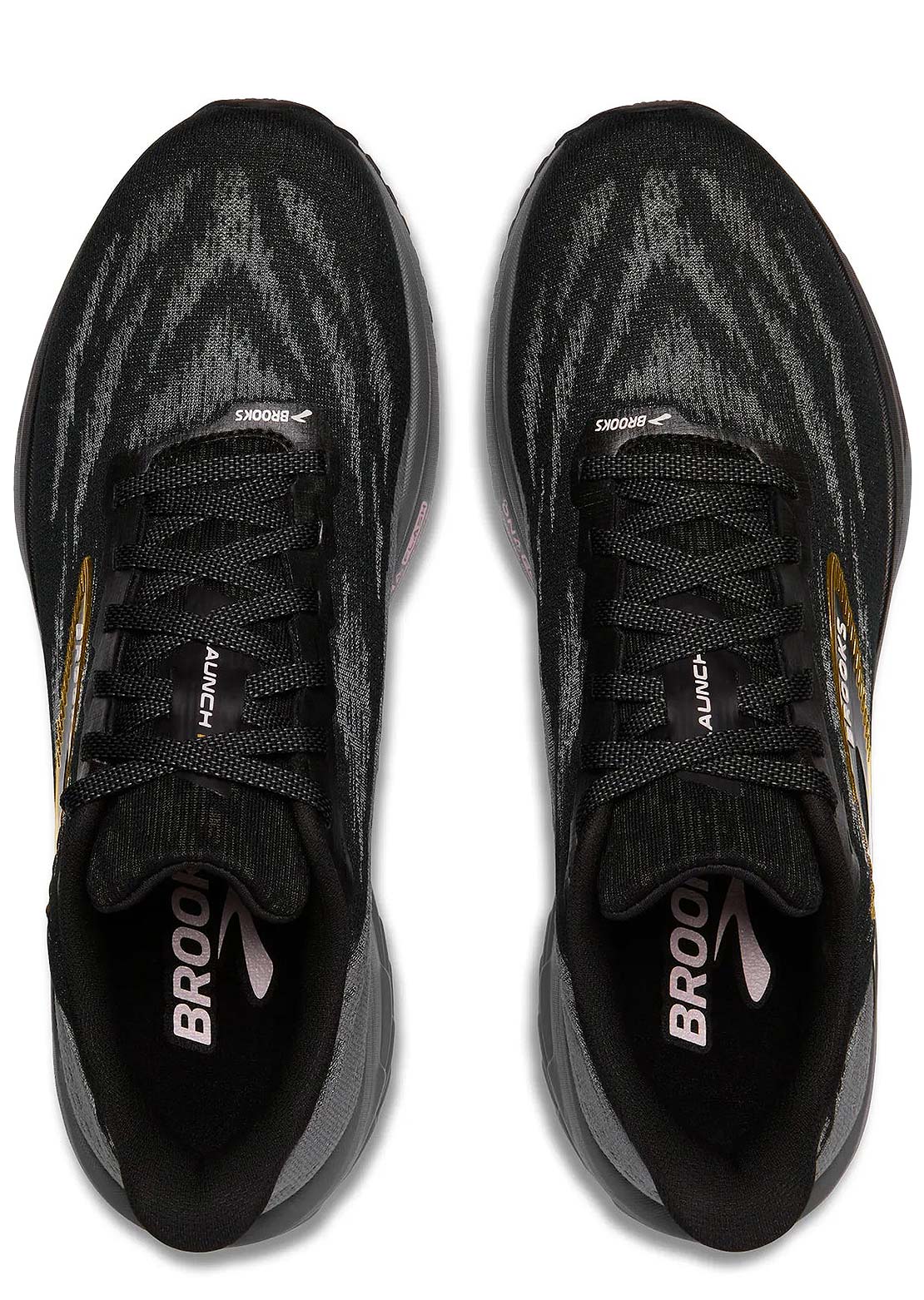 Brooks Men's Launch 11 Running Shoes Black/Grey/Gold