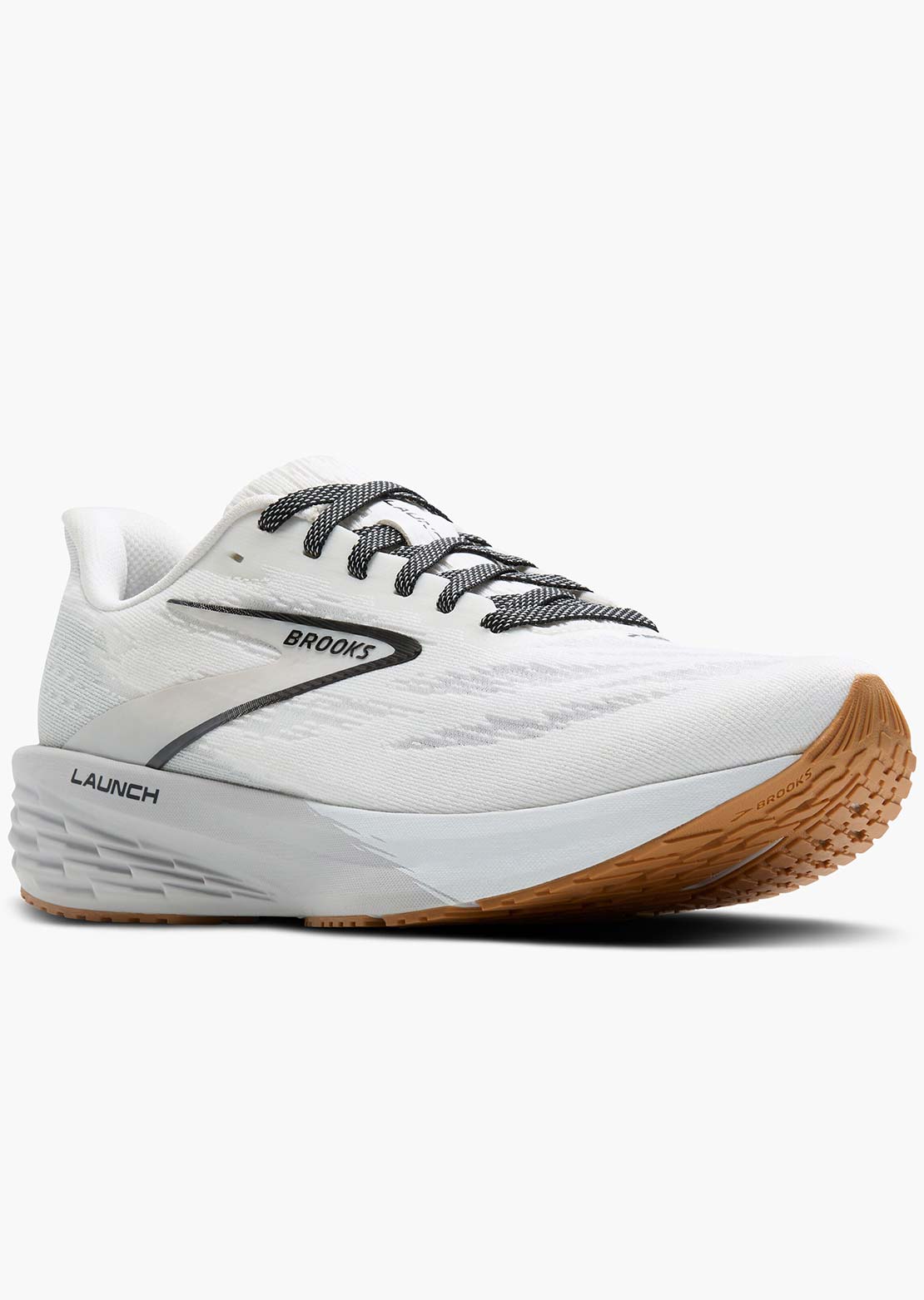 Brooks Men's Launch 11 Running Shoes White/Grey/Black
