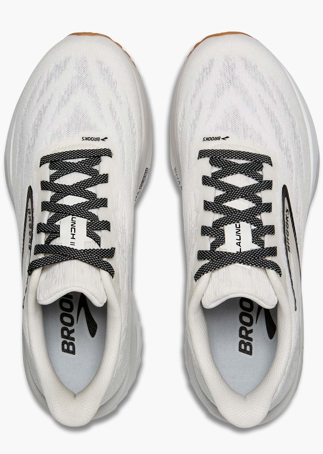 Brooks Men's Launch 11 Running Shoes White/Grey/Black