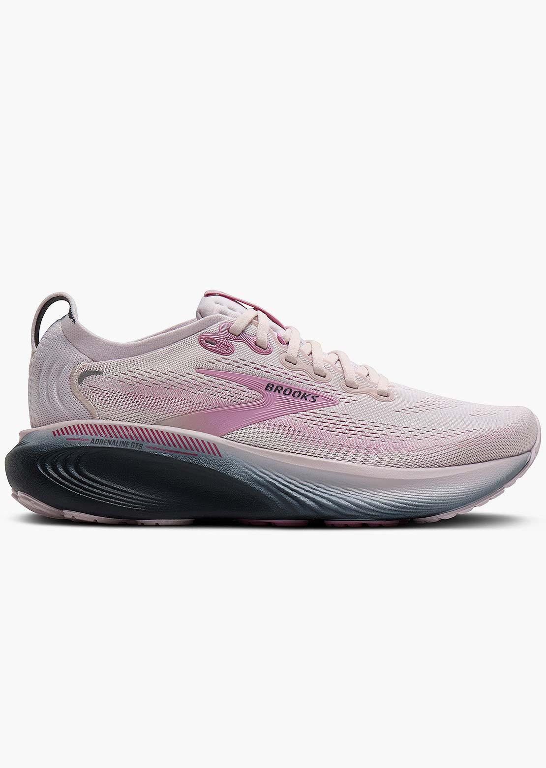 Brooks Women's Adrenaline GTS 25 Running Shoes Mauve/Ebony/Pink