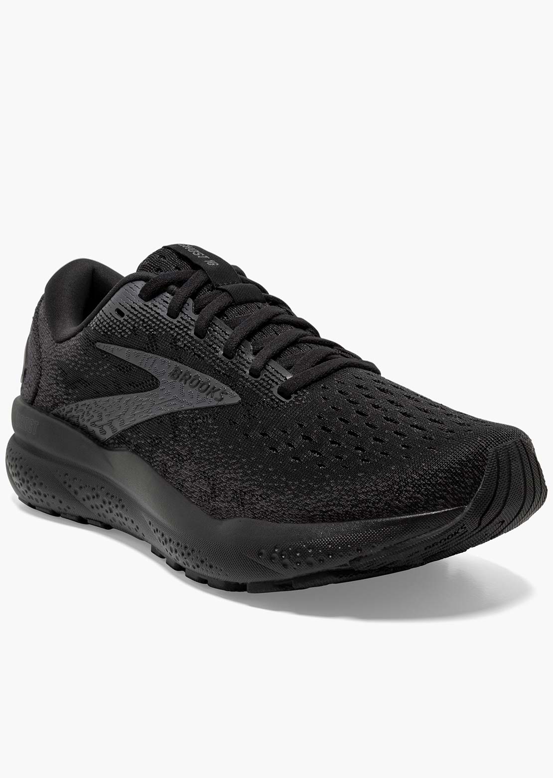 Brooks Women's Ghost 16 Running Shoes Black/Black Ebony