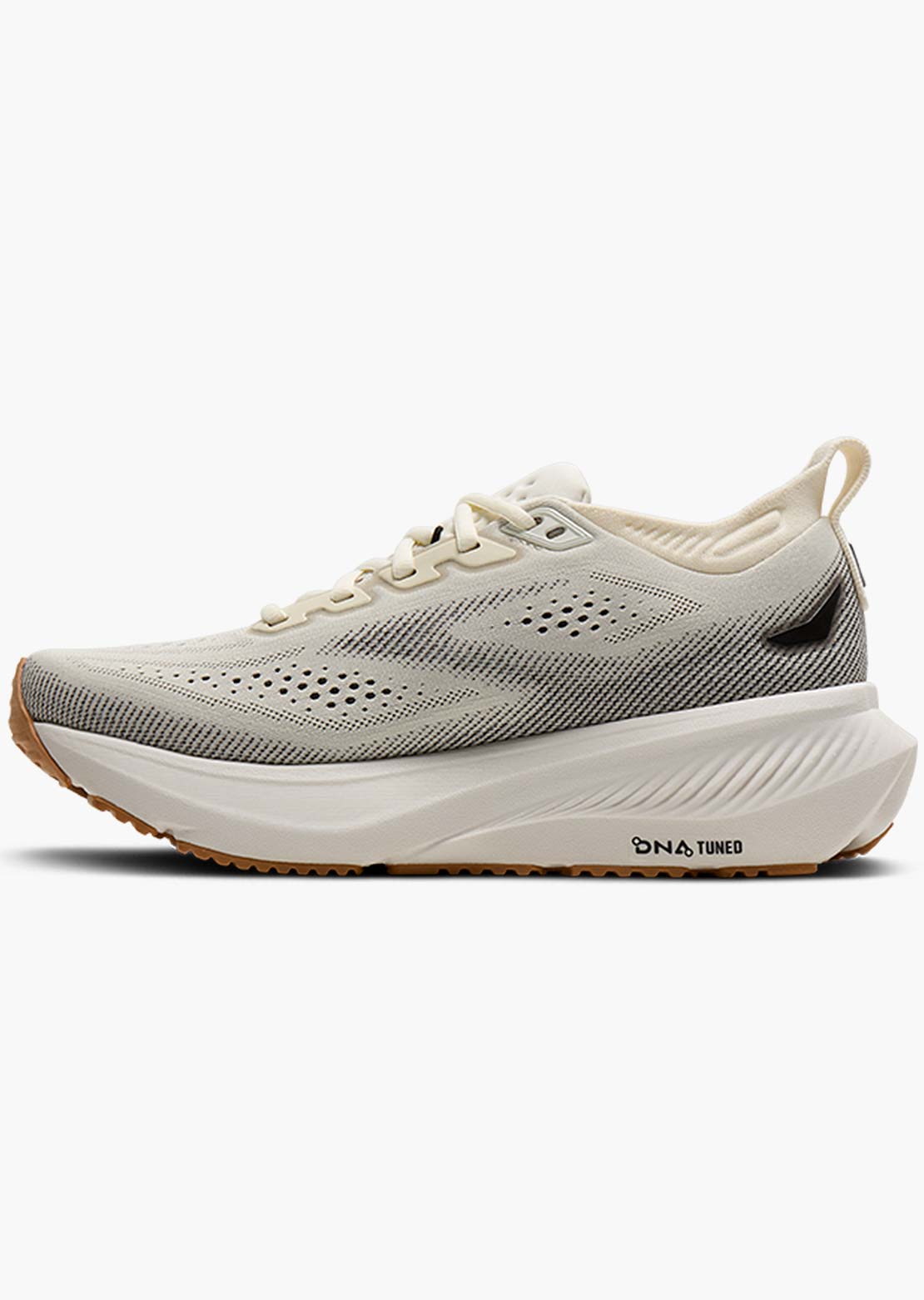 Brooks Women's Glycerin 23 Running Shoes White Black Biscuit