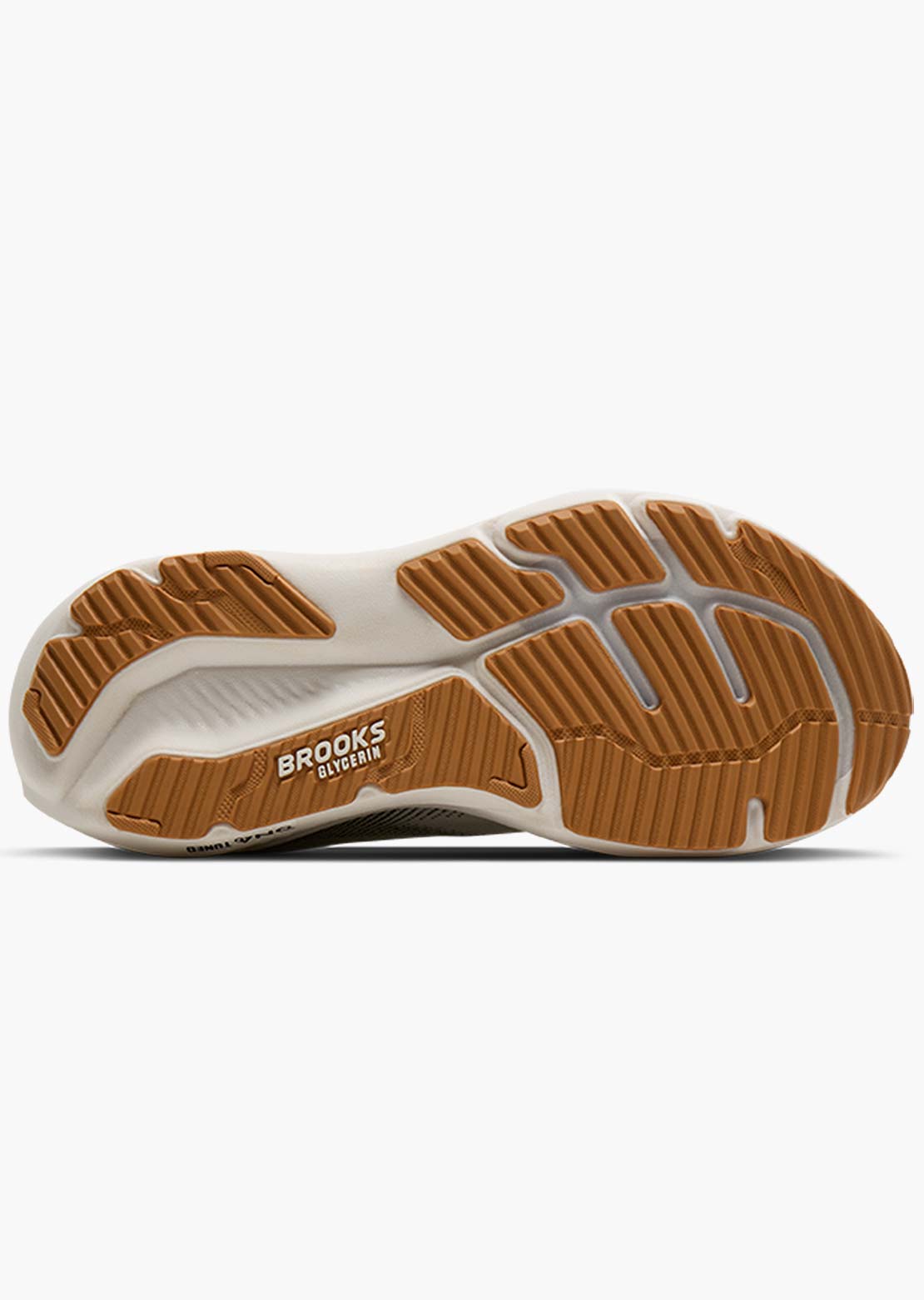 Brooks Women's Glycerin 23 Running Shoes White Black Biscuit