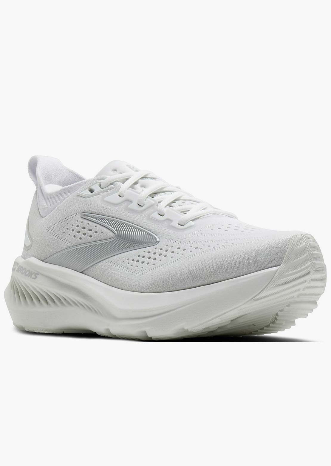 Brooks Women's Glycerin 23 Running Shoes White/Oyster/Silver
