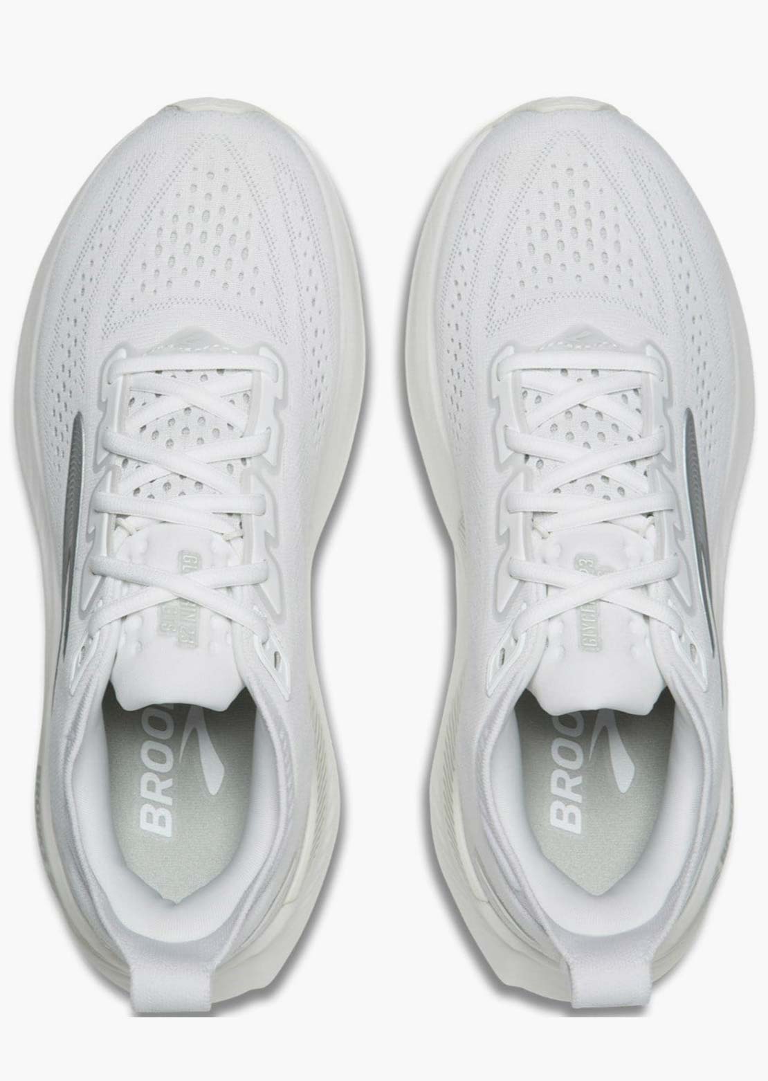 Brooks Women's Glycerin 23 Running Shoes White/Oyster/Silver
