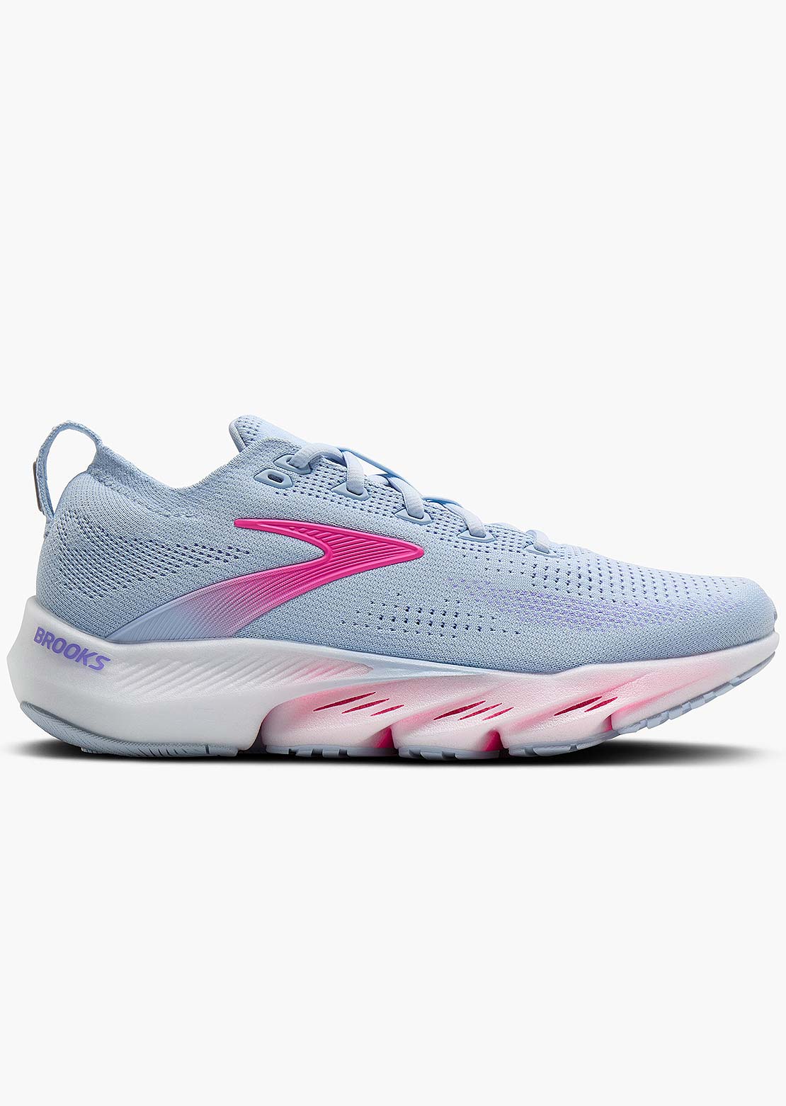 Brooks Women's Glycerin Flex Running Shoes Skyway/Cyber Pink/Blazing Bell