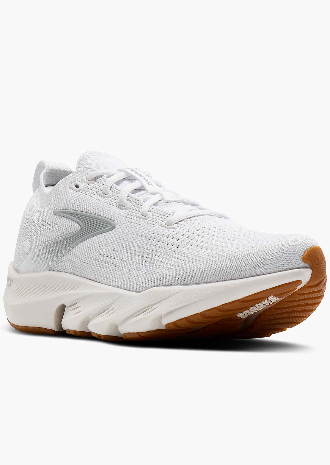 Brooks Women's Glycerin Flex Running Shoes White/Black/Gum
