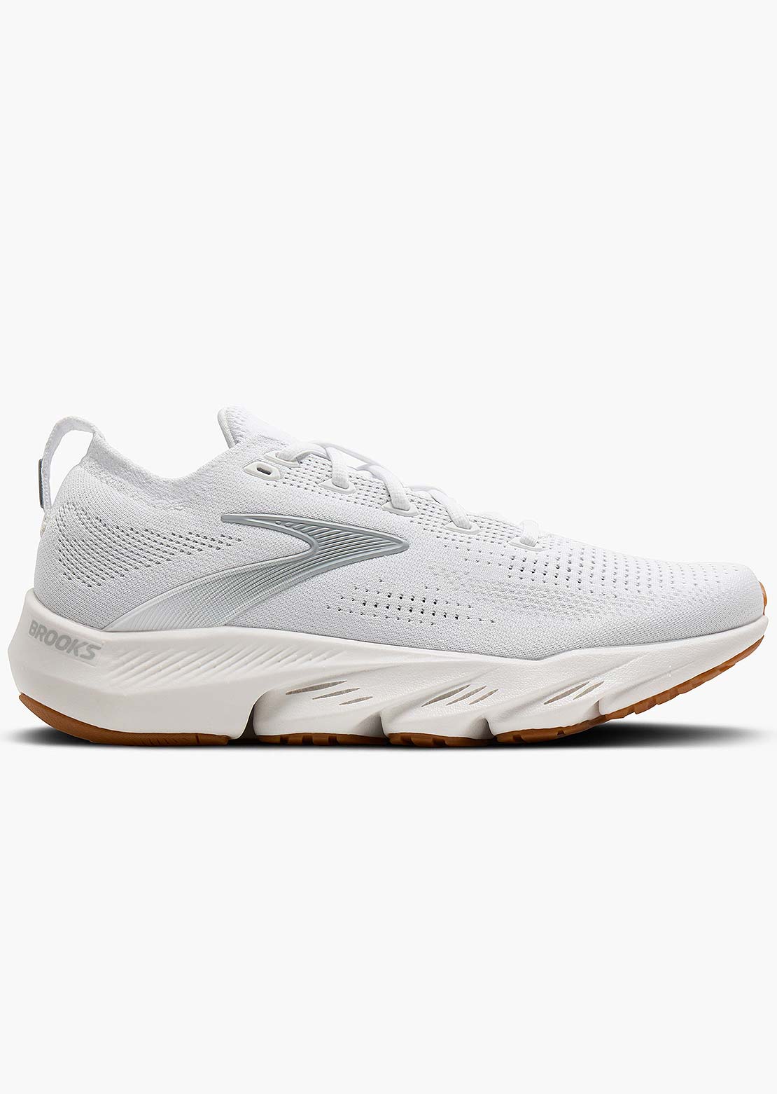 Brooks Women's Glycerin Flex Running Shoes White/Black/Gum