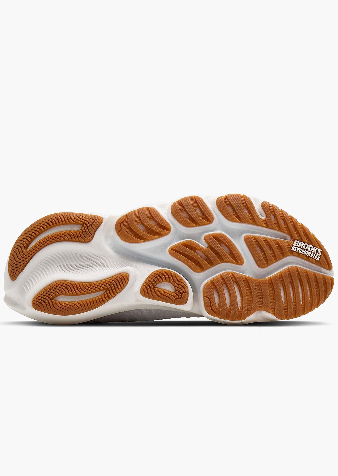 Brooks Women's Glycerin Flex Running Shoes White/Black/Gum