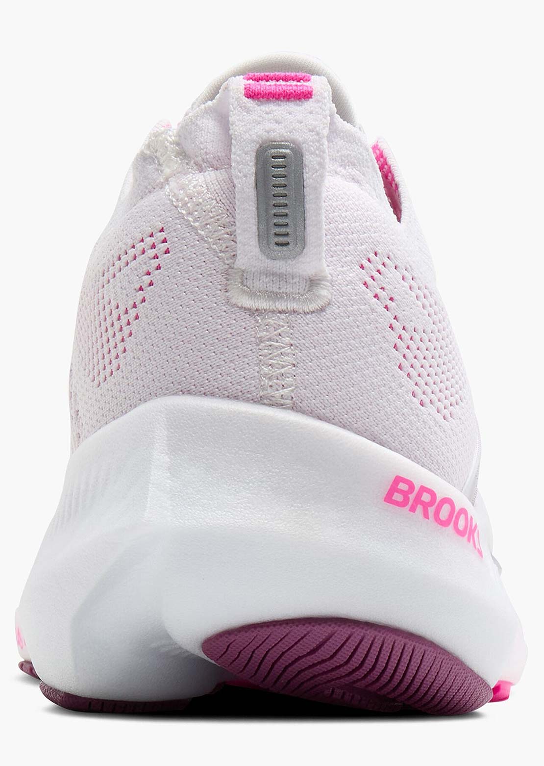 Brooks Women's Glycerin Flex Running Shoes White/Cybe Pink/Argyle