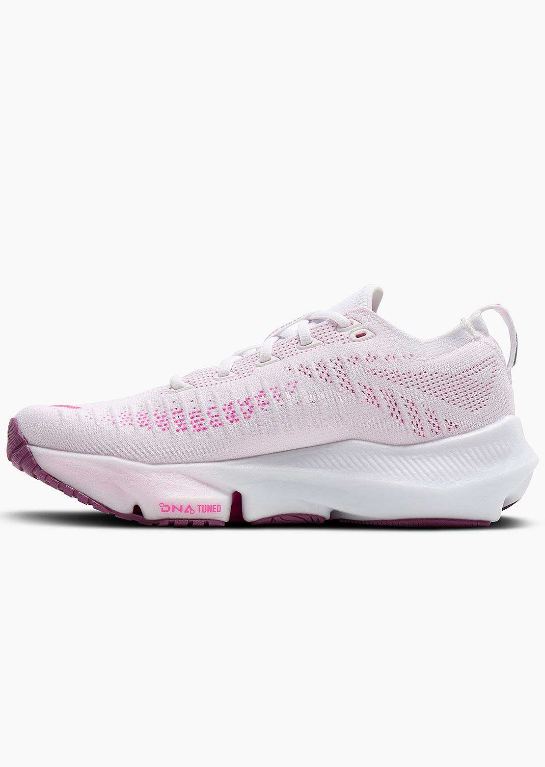 Brooks Women's Glycerin Flex Running Shoes White/Cybe Pink/Argyle