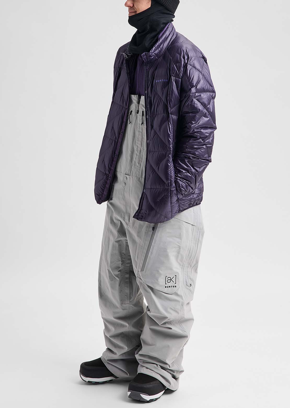 Burton [ak] Men's Cyclic GORE-TEX 2L Bib Pants Apparition Gray