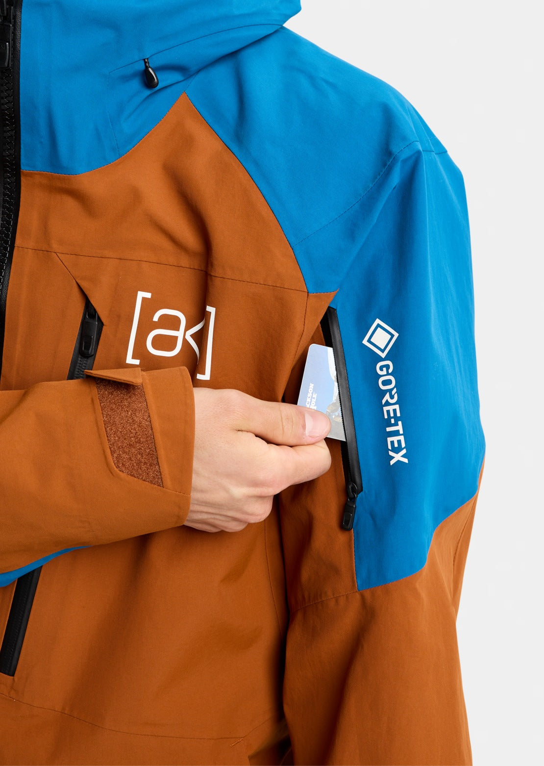 Burton [ak] Men's Cyclic GORE-TEX 2L Jacket Chestnut Brown/Blue Teal