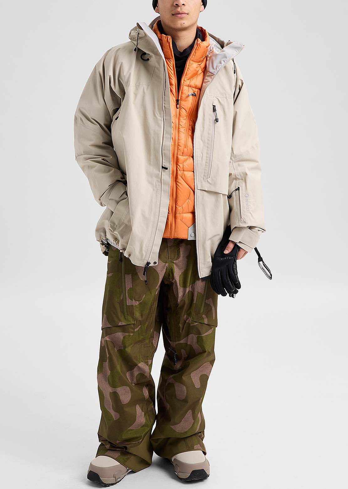 Burton [ak] Men's Cyclic GORE-TEX 2L Jacket Chinchilla Gray