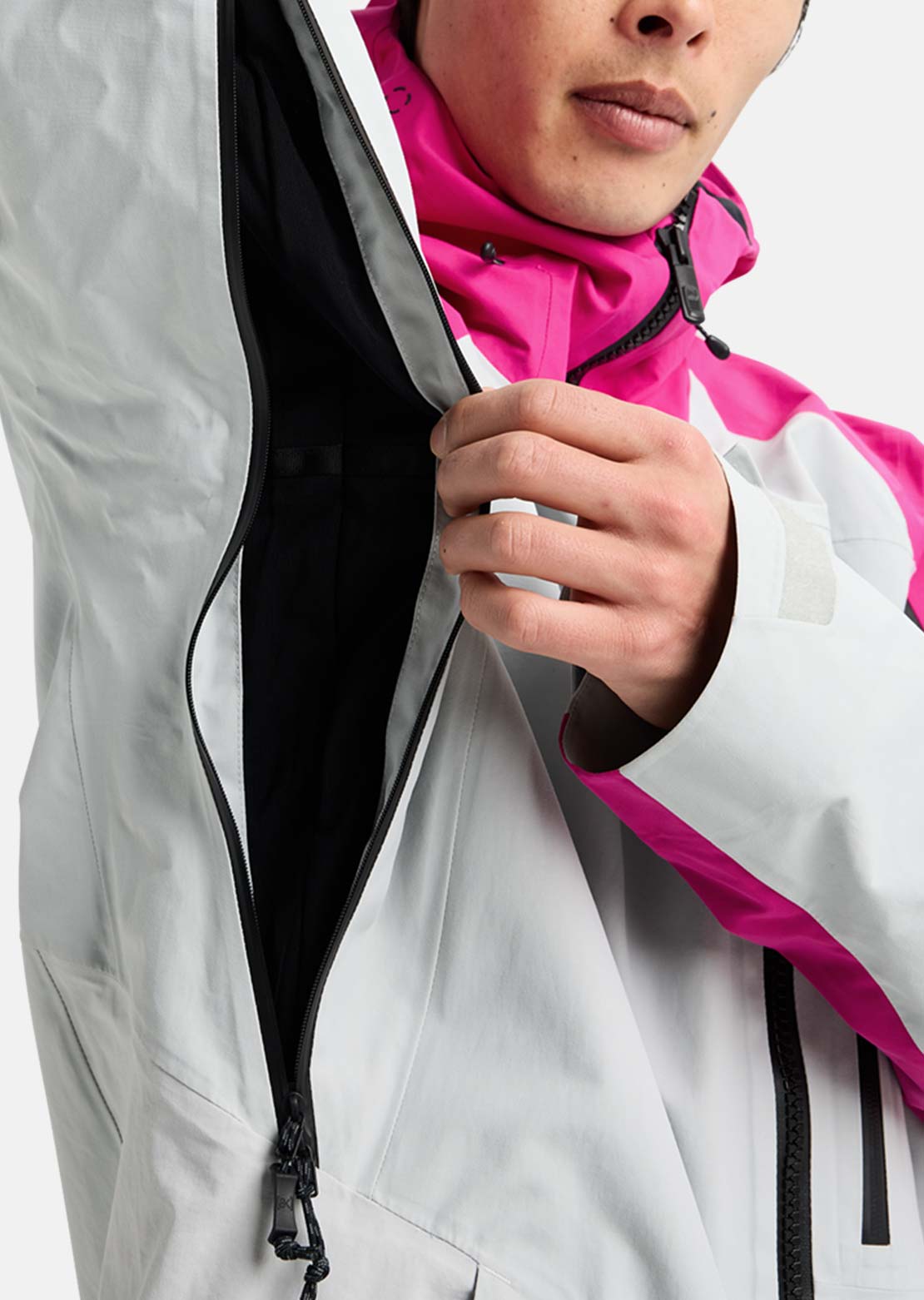 Burton AK Men's Cyclic GORE-TEX 2L Jacket Very Berry/Gray Cloud