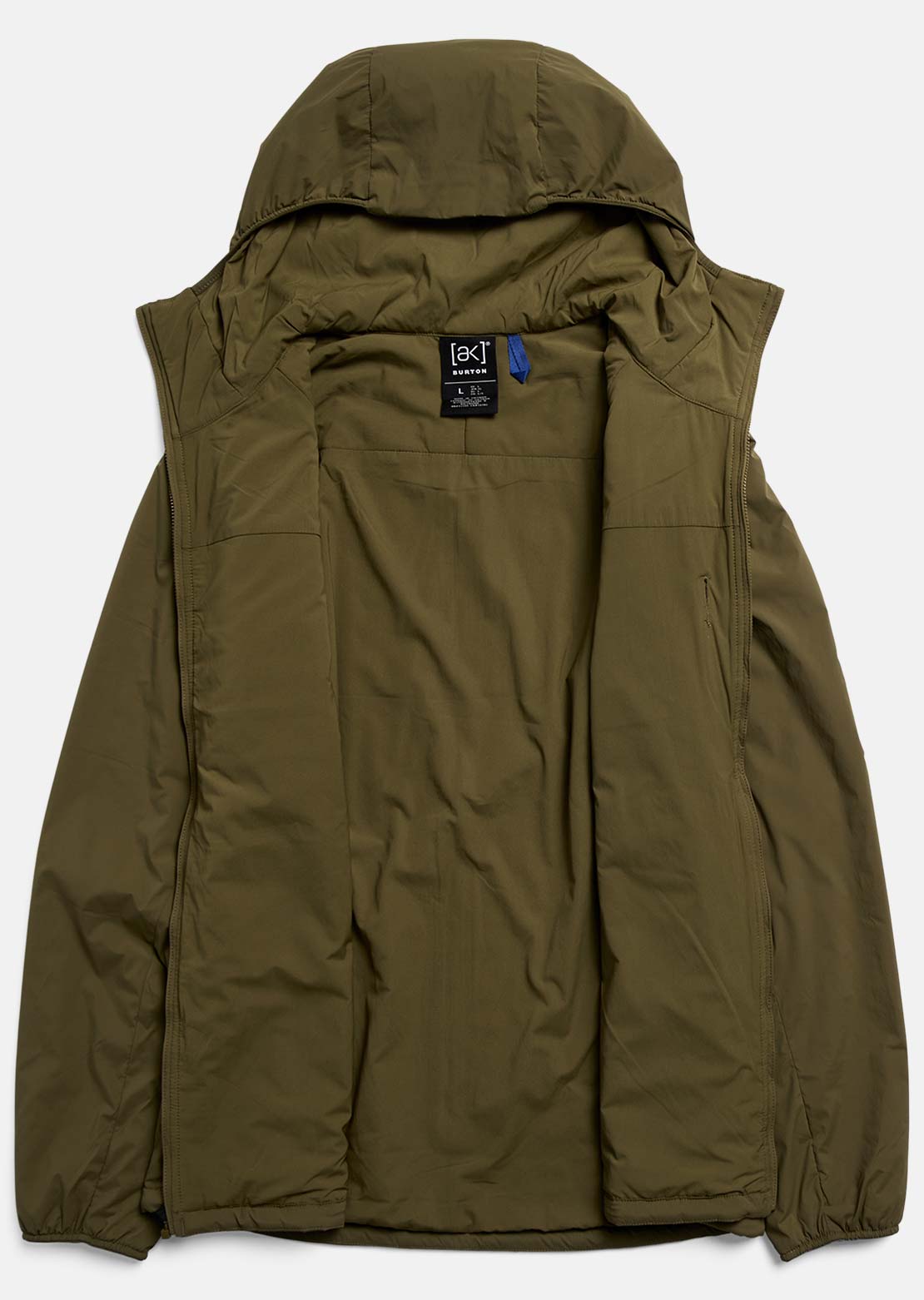 Burton [ak] Men's Helium Hooded Stretch Insulated Jacket Dried Moss