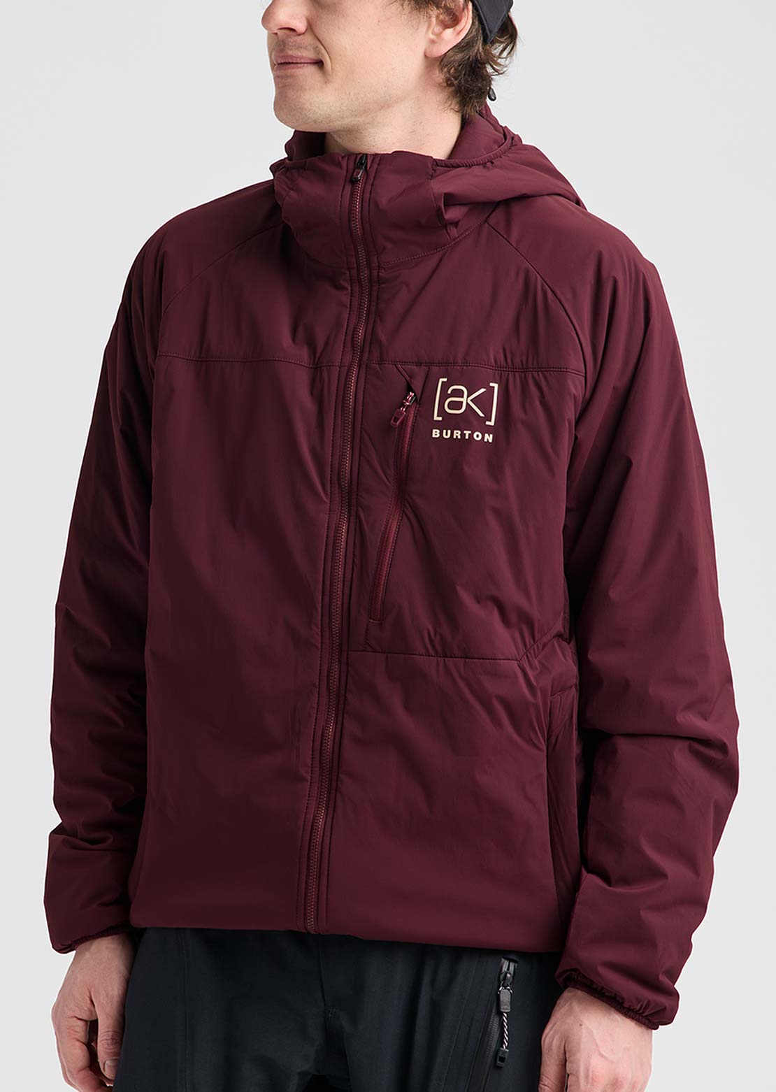 Burton [ak] Men's Helium Hooded Stretch Insulated Jacket Rum Raisin