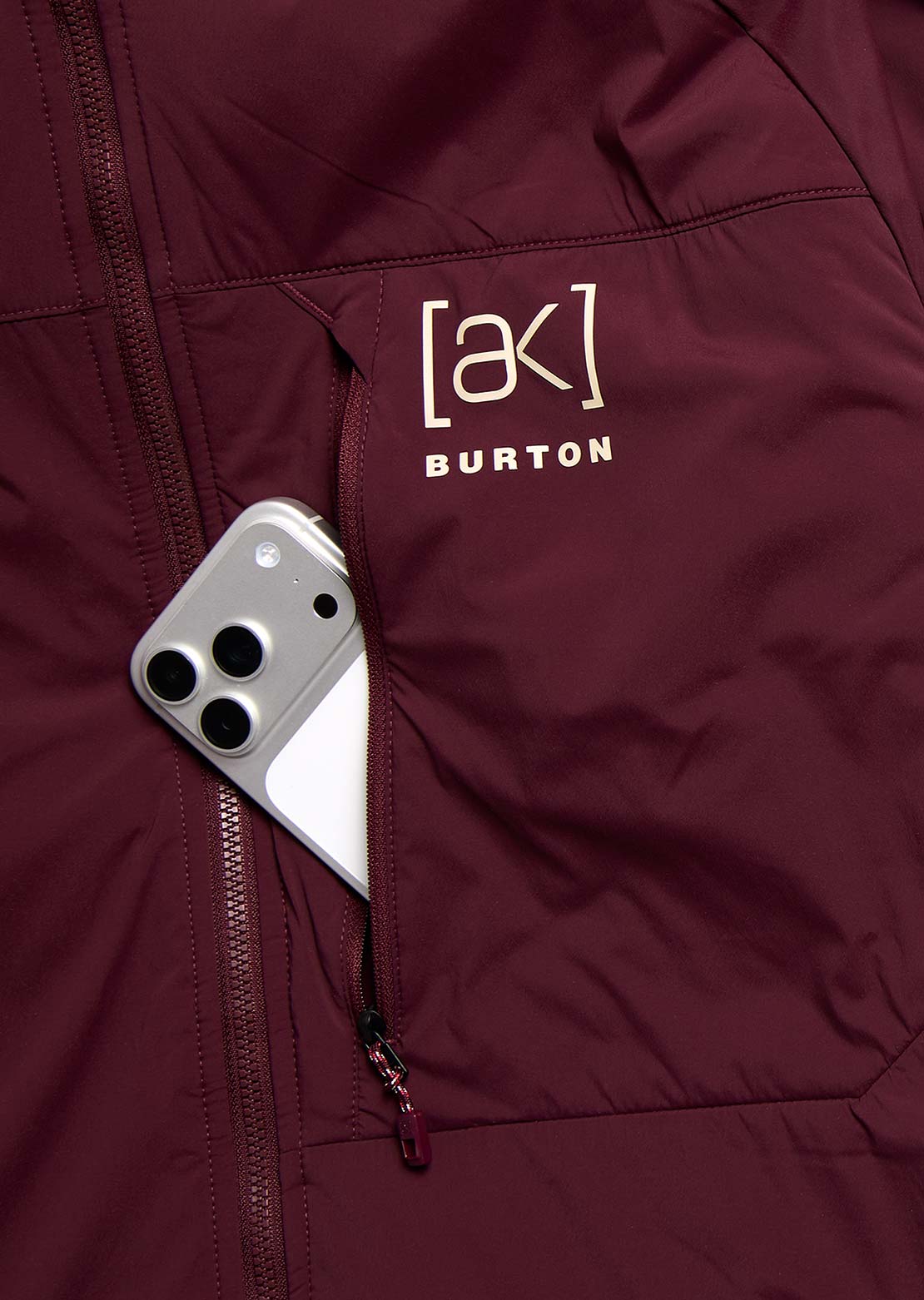 Burton [ak] Men's Helium Hooded Stretch Insulated Jacket Rum Raisin