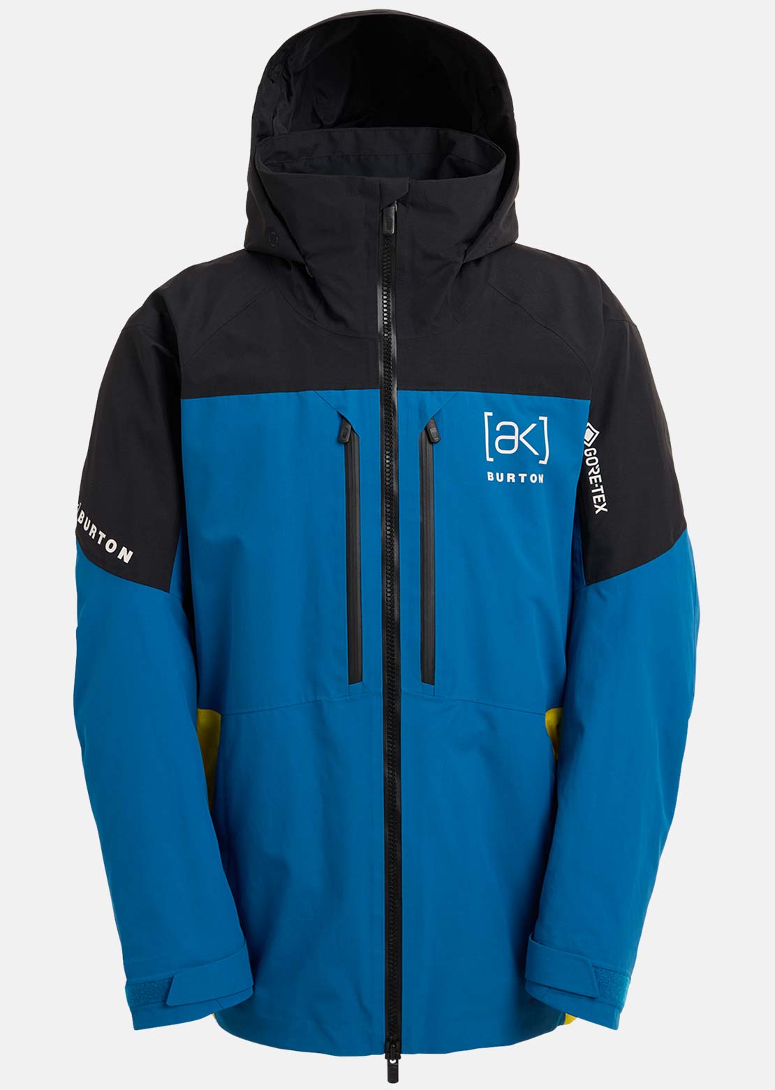 Burton AK Men's Swash GORE-TEX Jacket True Black/Blue Teal/Atomic Yellow