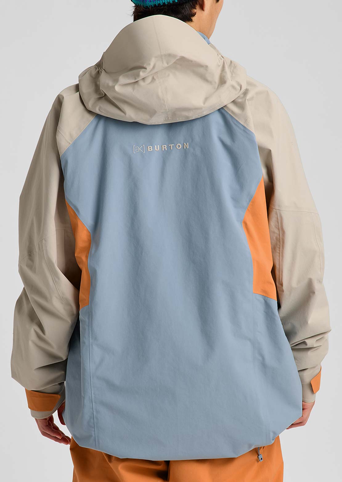 Burton [ak] Men's Swash Synthetic Insulated GORE-TEX 2L Jacket Chinchilla Gray/Goldfish Orange/Airstream Blue