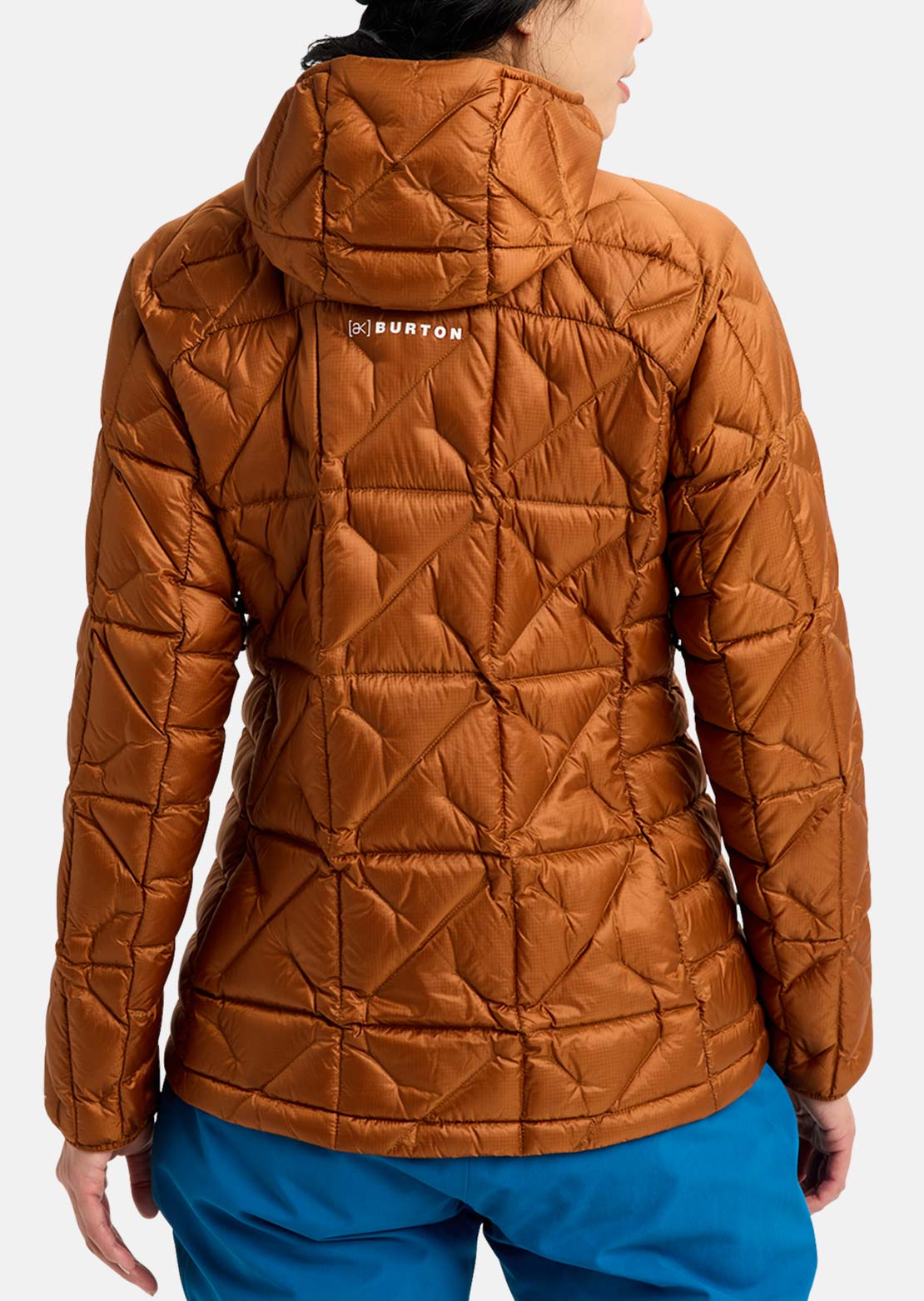 Burton AK Women's Baker Down Hooded Jacket Chestnut Brown