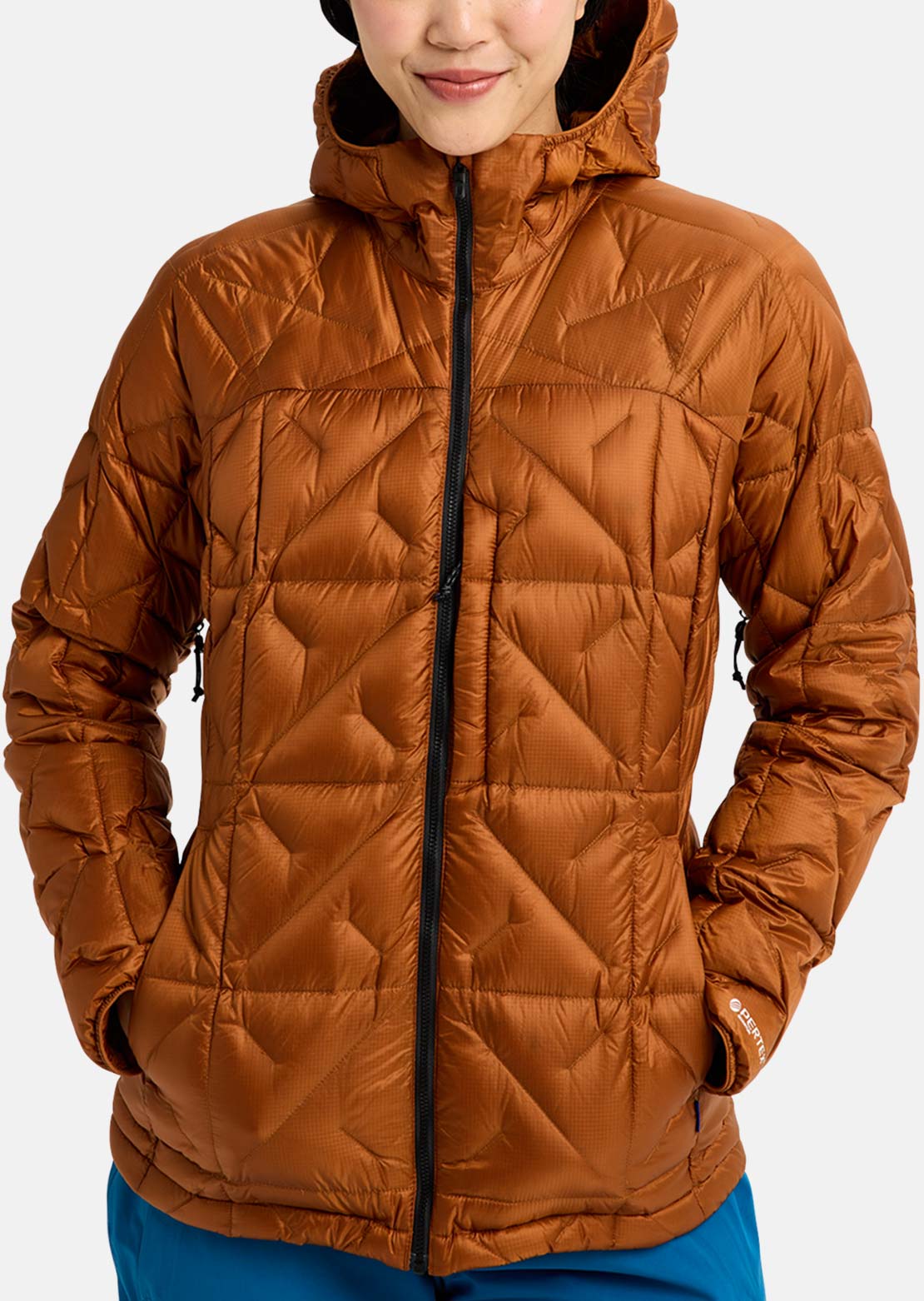 Burton AK Women's Baker Down Hooded Jacket Chestnut Brown
