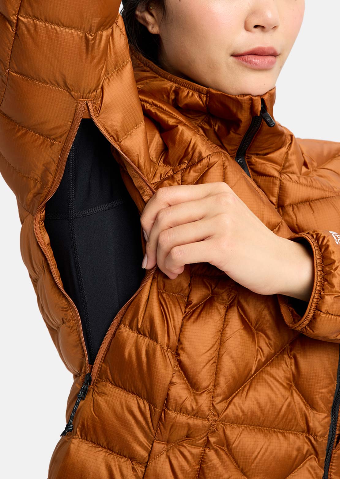 Burton AK Women's Baker Down Hooded Jacket Chestnut Brown