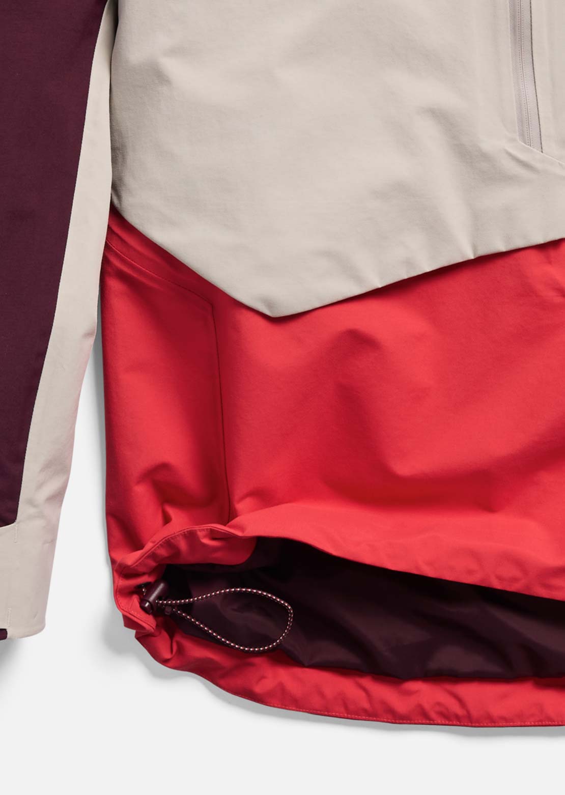 Burton [ak] Women's Cyclic GORE-TEX 2L Anorak Jacket Rum Raisin/Chinchilla Gray/Hot Tamale