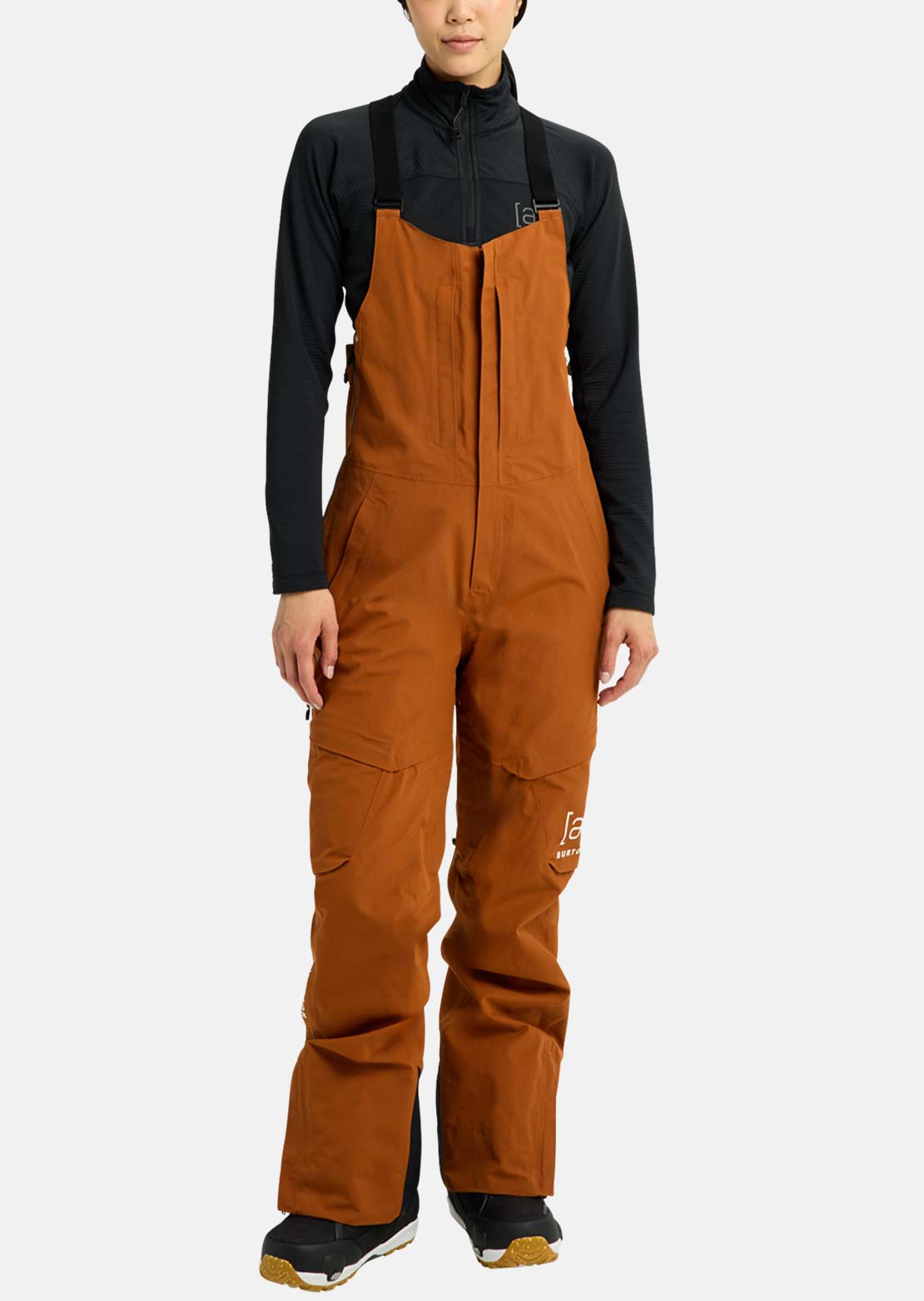 Burton AK Women's GORE-TEX 2L Kimmy Bib Pants Chestnut Brown