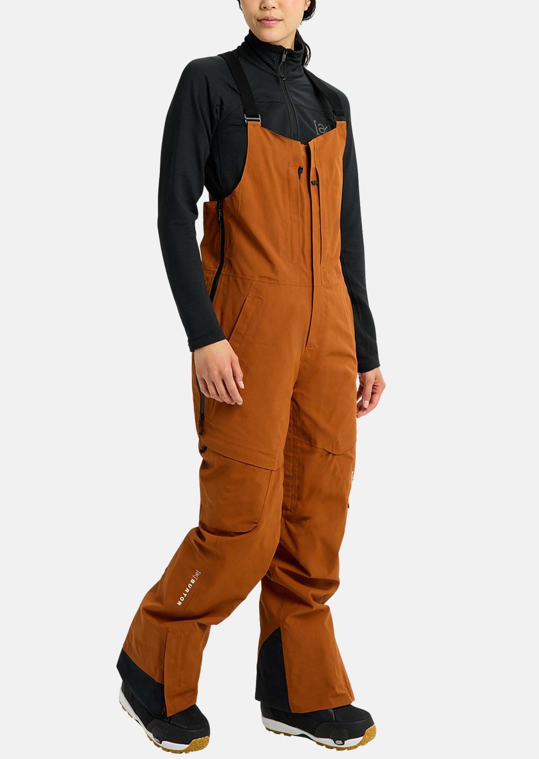 Burton AK Women's GORE-TEX 2L Kimmy Bib Pants Chestnut Brown