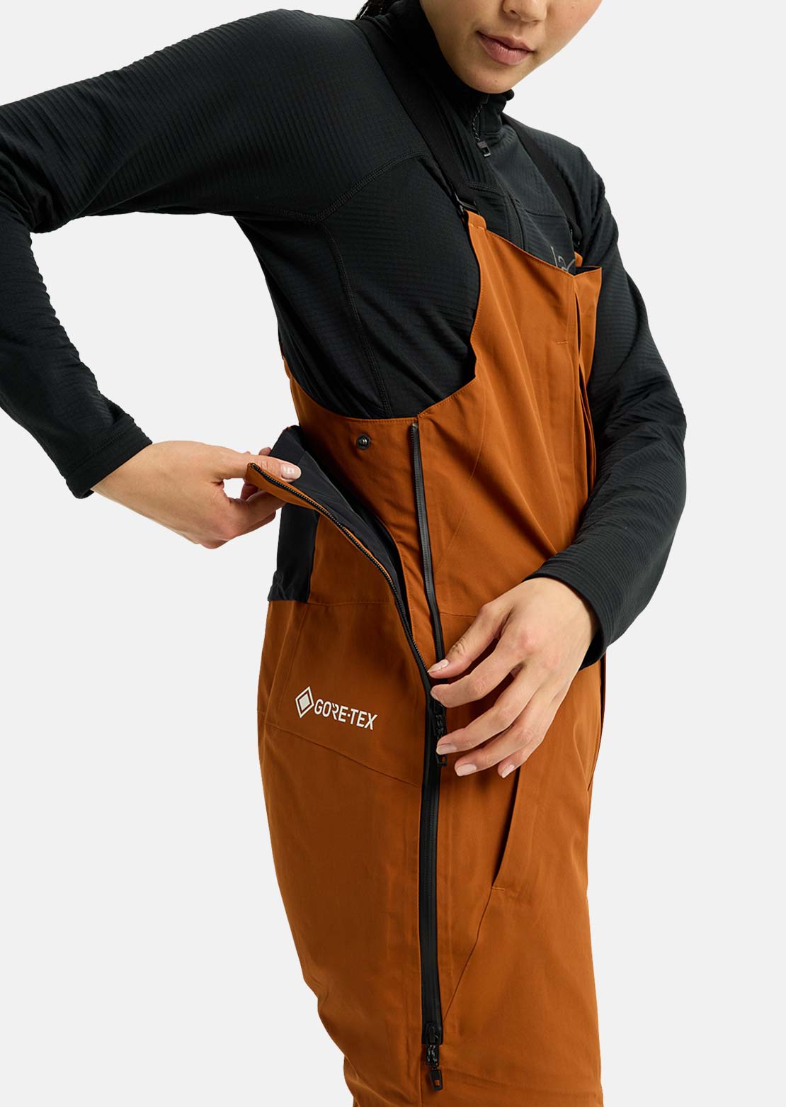 Burton AK Women's GORE-TEX 2L Kimmy Bib Pants Chestnut Brown