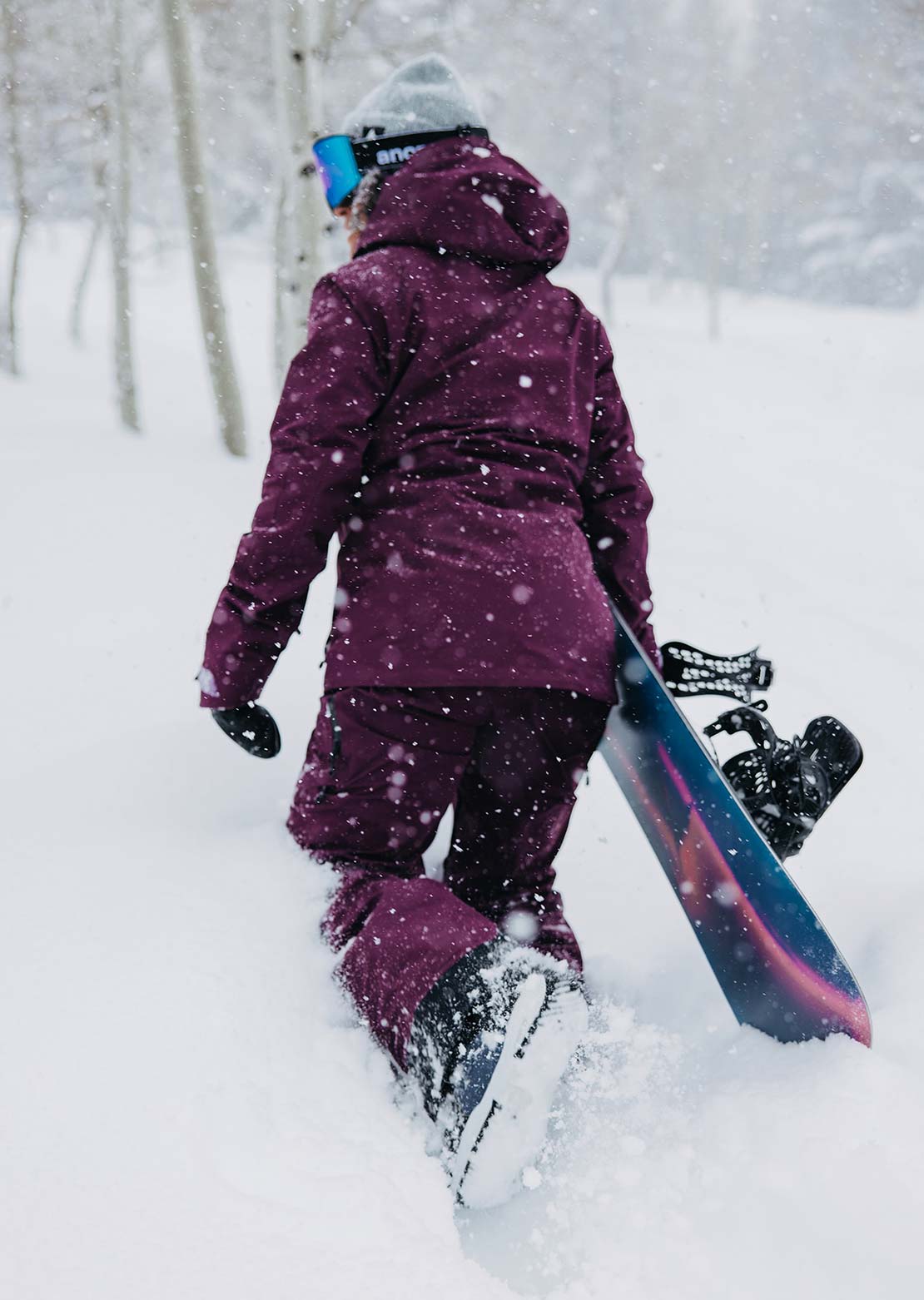 Burton AK Women's GORE-TEX 2L Upshift Jacket Purple Root